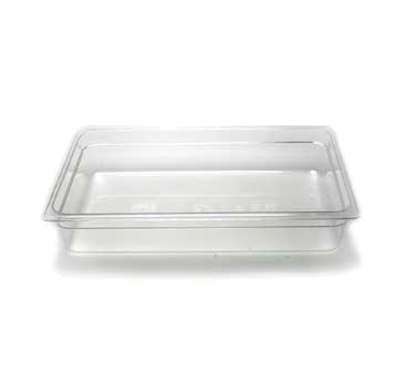 6465 CAMBRO FULL SIZE 4&quot; PAN, CLEAR