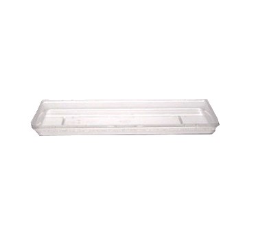 CAMBRO 1/2 SIZE LONG COVER,
CLEAR