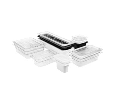 CAMBRO 1/2 SIZE 2.5&quot; PAN,
CLEAR