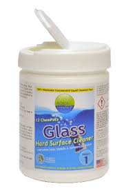 5076 CHEM PACS GLASS AND HARD 
SURFACE CLEANER FOR QUARTS, 20
PER JAR