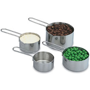 6382 VOLLRATH MEASURING CUP
SET, STAINLESS