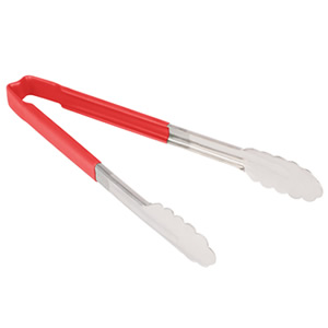 VOLLRATH 12&quot; UTILITY TONG, RED