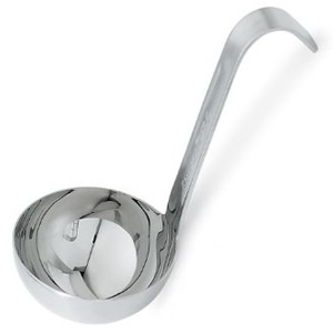 VOLLRATH 6 OZ SHORT LADLE, STAINLESS