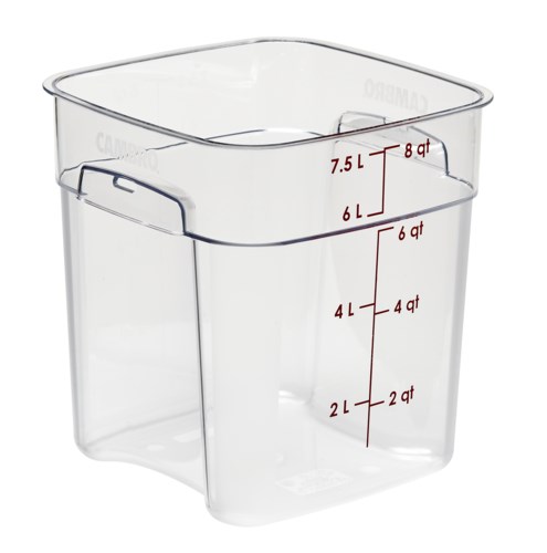 CAMBRO FRESHPRO 8 QT SQUARE STORAGE, CLEAR