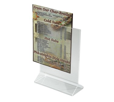 WINCO 5&quot; X 7&quot; ACRYLIC CARD HOLDER