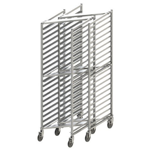 WINCO NESTING SHEET PAN RACK,
3&quot; SPACING, 22&quot;L X 27-1/2&quot;W X
70&quot;H, FRONT LOAD, OPEN SIDES,
WELDED
