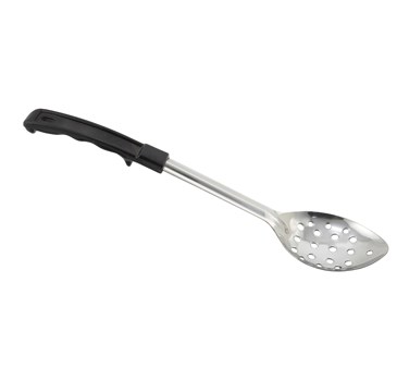 WINCO 13&quot; PERFORATED BASTING SPOON WITH HOOK &amp; BAKELITE