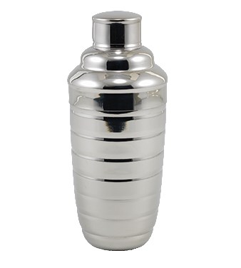 WINCO 24 OZ 3 PC BEEHIVE COCKTAIL SHAKER