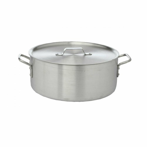 LIBERTYWARE 18 QUART ALUMINUM
BRAZIER WITH COVER, 4.0MM