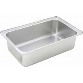 WINCO 6&quot; SPILLAGE PAN, UPRIGHT STANDING EDGE