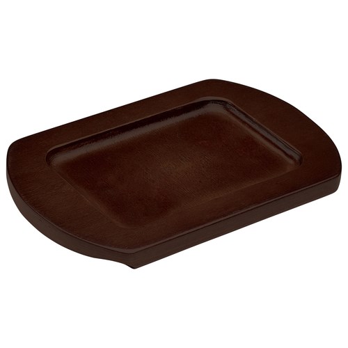 WINCO WOOD UNDERLINER FOR 
CASM-5RT, 7&quot; x 8-1/2&quot; x 1&quot;H,
RECTANGULAR, DUAL HANDLES, 
HAND WASH ONLY