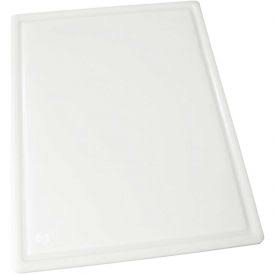 WINCO 15&quot; X 20&quot; GROOVED
CUTTING BOARD, WHITE