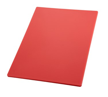 WINCO 18&quot; X 24&quot; CUTTING
BOARD, RED