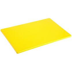 WINCO 15&quot; X 20&quot; CUTTING
BOARD, YELLOW