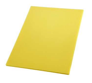 WINCO 18&quot; X 24&quot; CUTTING BOARD, YELLOW
