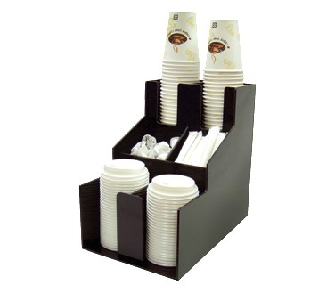 WINCO CUP/LID ORGANIZER, 3 ROWS AND 2 COLUMNS