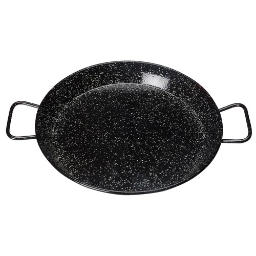 WINCO 23-5/8&quot; PAELLA PAN, ENAMELED CARBON STEEL