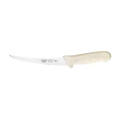 WINCO STAL 6&quot; BONING KNIFE, 
CURVED
