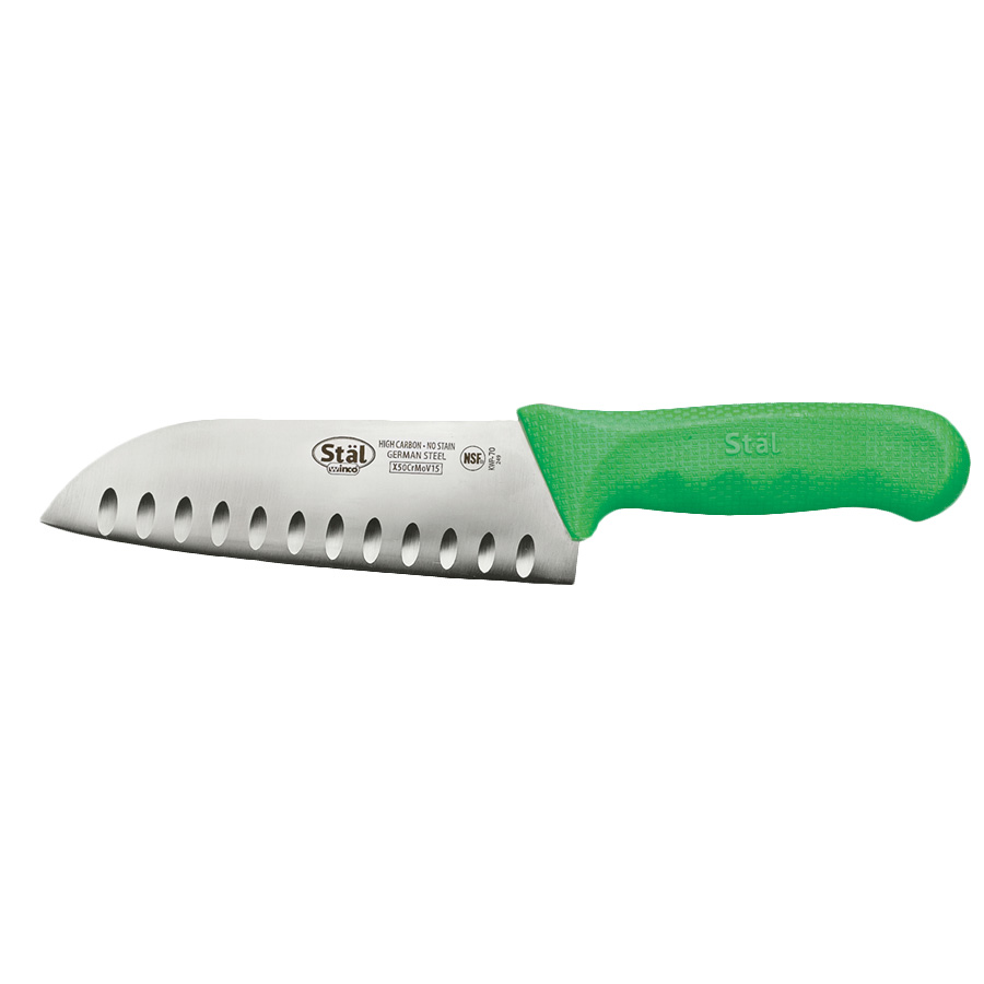 WINCO STAL 8&quot; CHEF&#39;S KNIFE,  GREEN