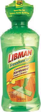 LIBMAN 16OZ. FREEDOM HARDWOOD
CLEANER (CONCENTRATED)