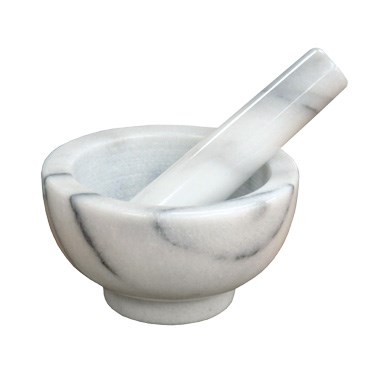 WINCO MARBLE MORTAR AND PESTLE SET 