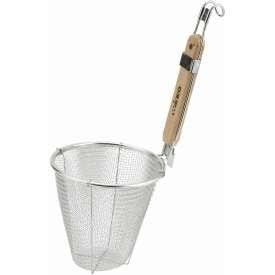 WINCO 5-1/2&quot; X 6-1/2&quot; SINGLE
MESH STRAINER WITH DEEP BOWL,
S/S