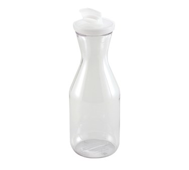 WINCO 1.5 LITER DECANTER WITH LID, POLY