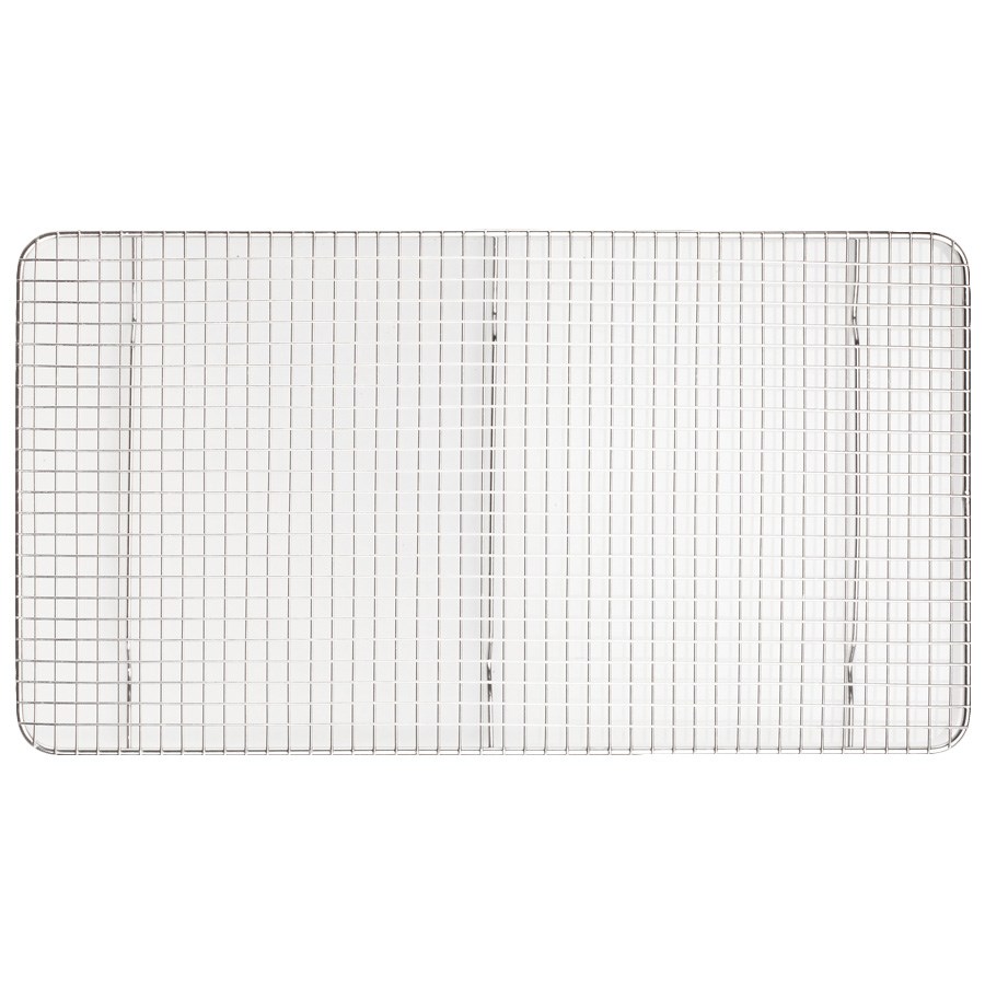 WINCO 10&quot; X 18&quot; S/S PAN GRATE,
FULL SIZE