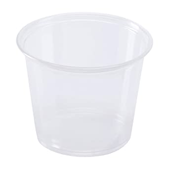 3.25 OZ PLASTIC PORTION  CUP, CLEAR