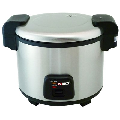 WINCO 30 CUP RICE COOKER 
(UN-COOKED) AND
WARMER,
ELECTRIC, NON-STICK INNER POT