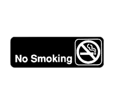WINCO 3&quot; X 9&quot; SIGN (NO SMOKING)