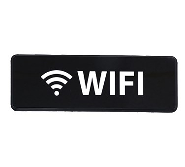 WINCO 3&quot; X 9&quot; SIGN (WI-FI)