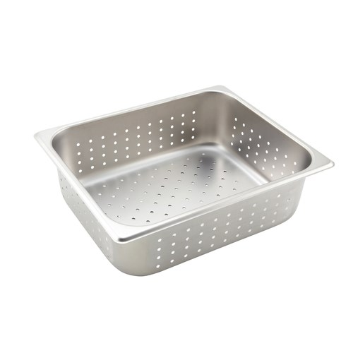 WINCO STEAMTABLE PAN, 1/2 
SIZE, 4&#39;&#39;, PERFORATED