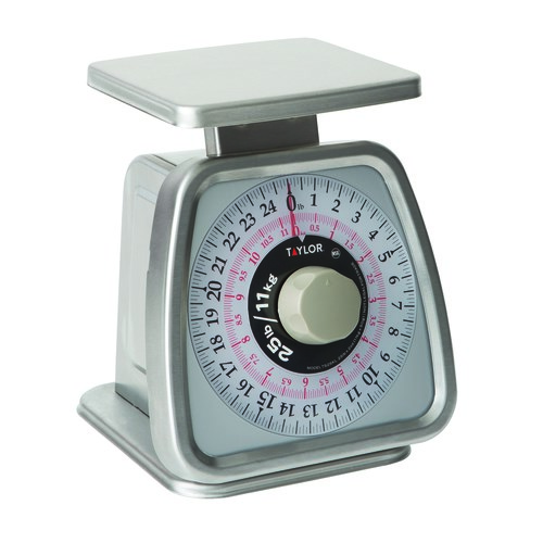 TAYLOR 25 LB PORTION CONTROL  SCALE, ANALOG