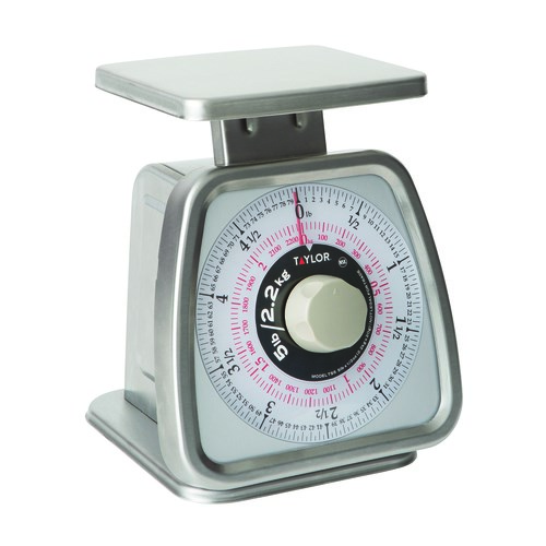 TAYLOR 5 LB PORTION CONTROL 
SCALE, ANALOG