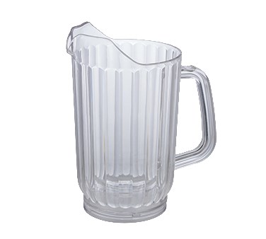 WINCO 32 OZ WATER PITCHER, POLY, CLEAR