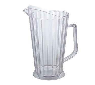 WINCO 60 OZ BEER PITCHER, POLY, CLEAR